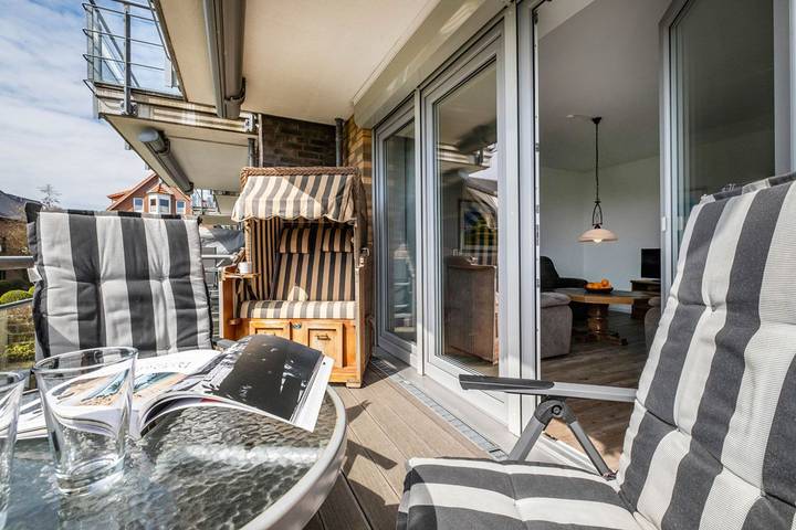 Ferienwohnung für 3 Personen, mit Balkon am Hafen Büsum