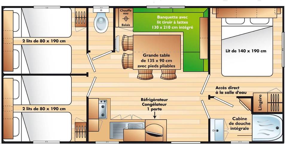 Location de vacances pour 6 personnes, avec terrasse et piscine, animaux acceptés à La Boissière-de-Montaigu - 4