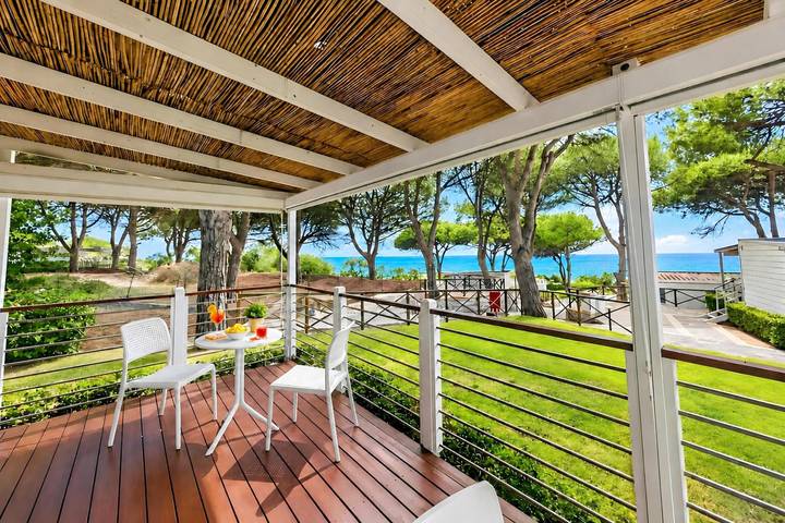 Camping per 4 persone, con Vista oceano e Terrazza in Campania