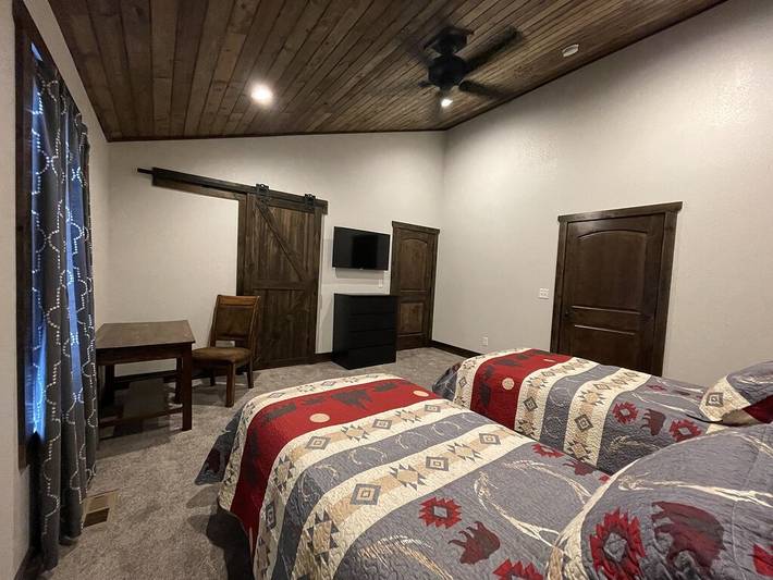 Log cabin for 12 people, with balcony in Grand Teton National Park