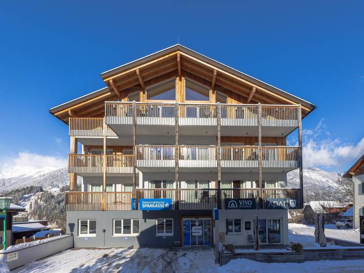 Ferienwohnung für 4 Personen, mit Balkon und Sauna in Haus