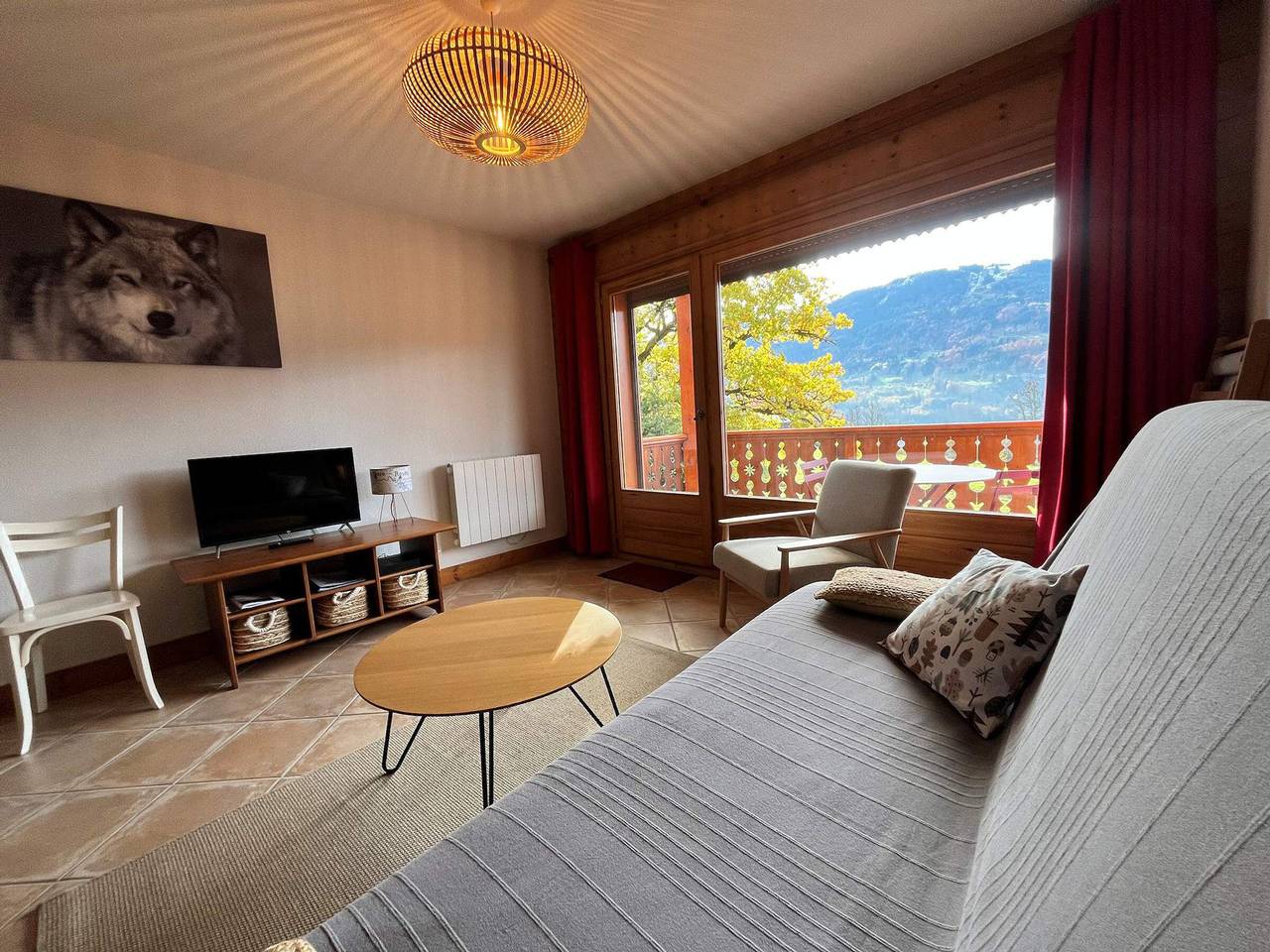 Appartement entier, Appartement T2 lumineux avec terrasse et Wifi in Samoëns, Région de Bonneville