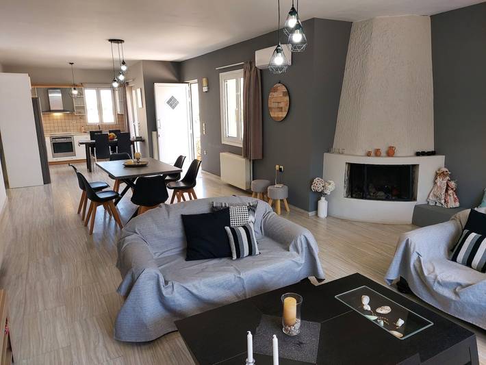Ferienhaus für 9 Personen mit Garten in Pigianos Kampos, Rethymno und Umgebung