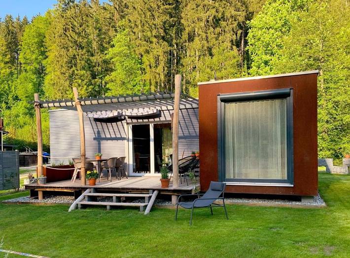 Ferienhaus für 4 Personen, mit Terrasse in Bergatreute