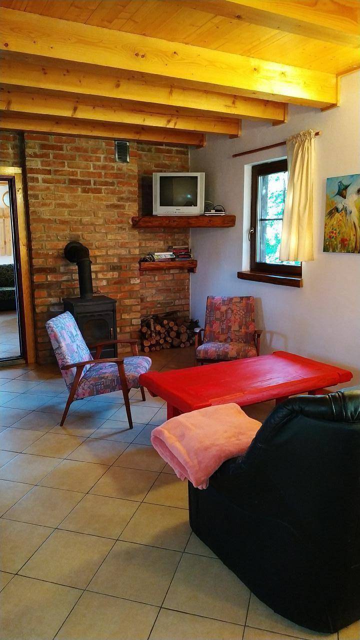 Ferienhaus mit privatem Balkon in Dębina, Garder See (Polen)