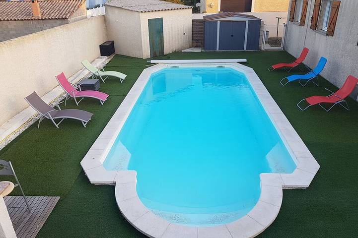 Villa pour 6 personnes, avec terrasse et jardin