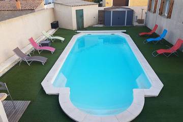 Cottage pour 6 personnes, avec terrasse et jardin à Villeveyrac