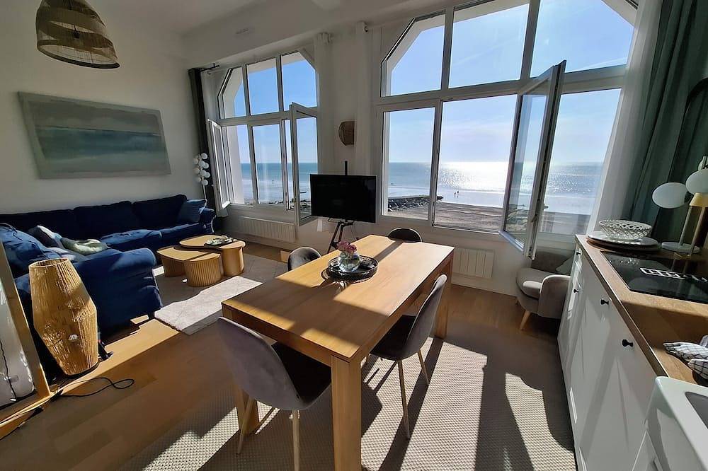 Ganze Wohnung, Seafront 3*** Listed Apartment Bright Elegant & Comfortable Well-Equipped in Agon-Coutainville, Coutances und Umgebung