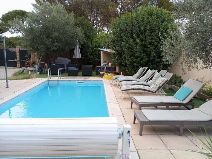 Appartement de vacances pour 2 personnes, avec Terrasse ainsi que Jardin et Piscine