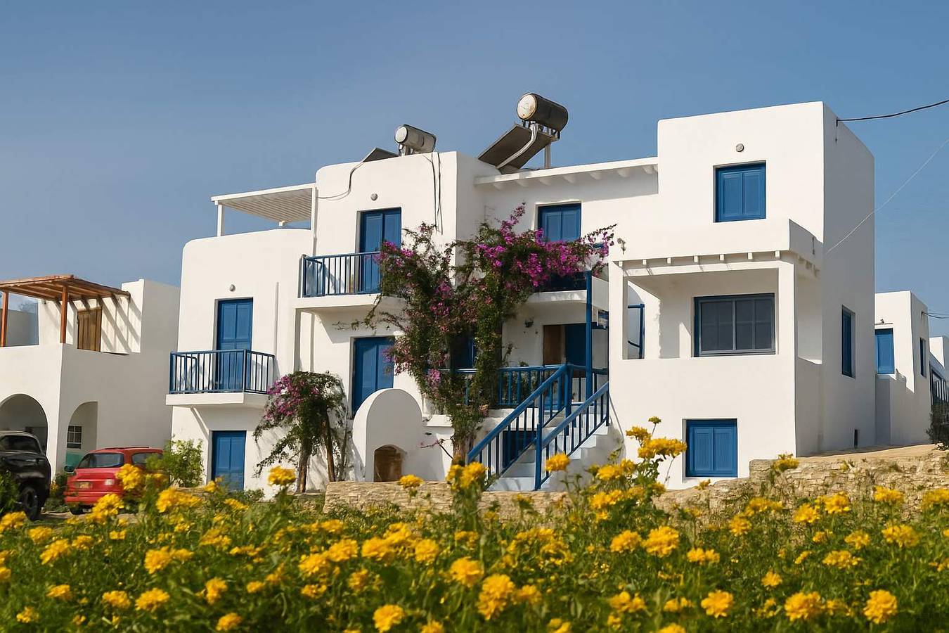 Bed and Breakfast für 5 Personen mit Balkon/Terrasse in Naousa, Paros