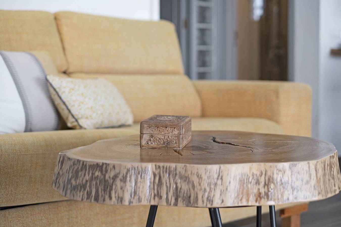 Ferienhaus 'Las Golondrinas - B' mit Meerblick, privater Terrasse und Wlan in Jedey, Los Llanos de Aridane