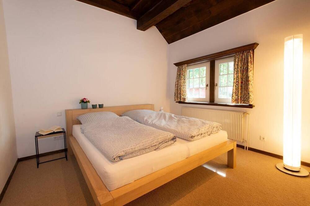 Neu: Waldhaus. Stylishes Fachwerkhaus + Fass-Sauna in Ankum, Hasetal