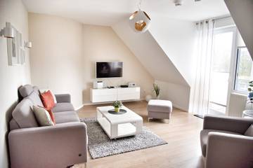 Ferienwohnung für 3 Personen, mit Balkon und Garten in Ueckermünde