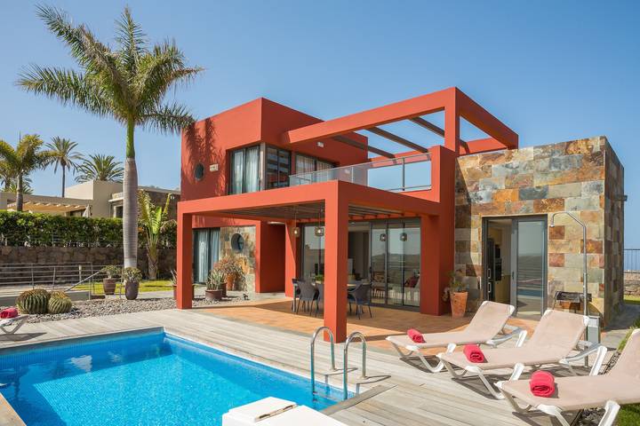 Casa de vacaciones para 4 personas, con Balcón y Jardín en San Bartolomé de Tirajana