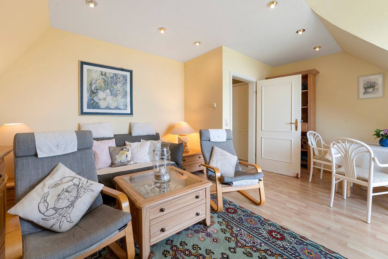Ganze Wohnung, Ferienwohnung 'Wohnung 4' mit Gemeinschaftsgarten, Balkon und Wlan in Hohwacht Strand, Hohwacht