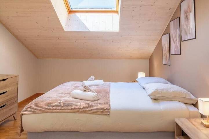 Gîte pour 12 personnes, avec balcon à Mont-Saxonnex - 4