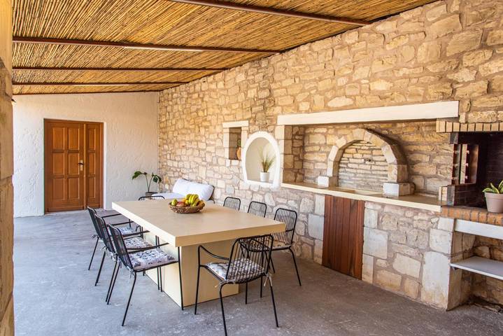 Villa für 8 Personen mit Garten in Rethymno und Umgebung