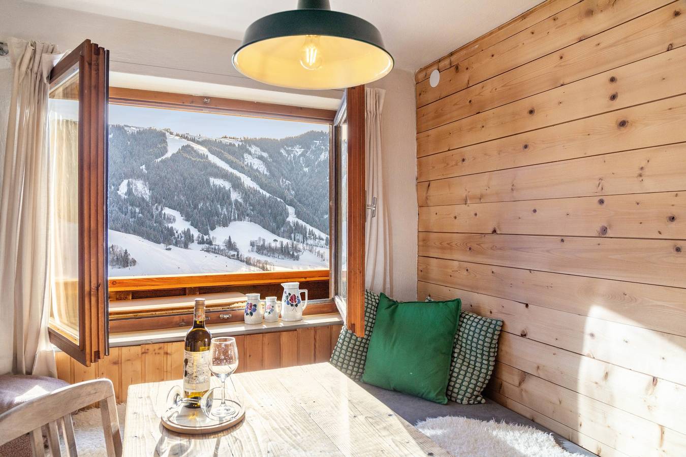 Hütte 'Sonnenhütte Wildschönau Obergeschoß' mit Bergblick und Balkon in Hopfgarten im Brixental, Kaisergebirge