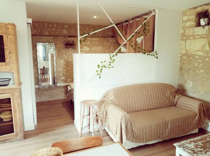 Studio pour 2 personnes, avec jardin, animaux acceptés