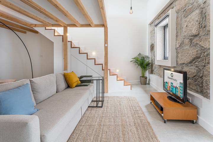 Vakantiehuis voor 3 personen, met terras in Porto