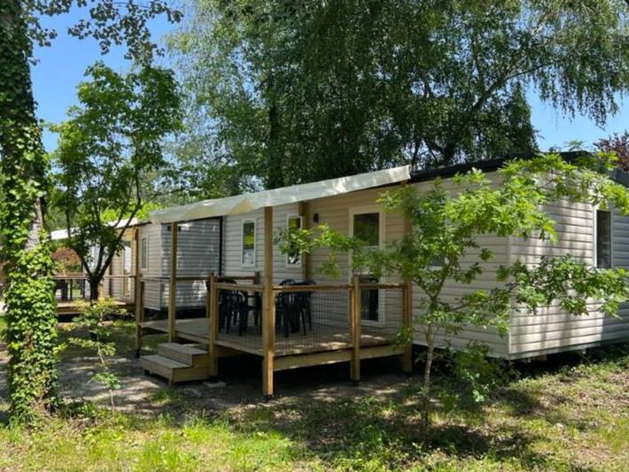 Mobil home pour 6 personnes, avec terrasse et piscine à Grayan-et-l'Hôpital