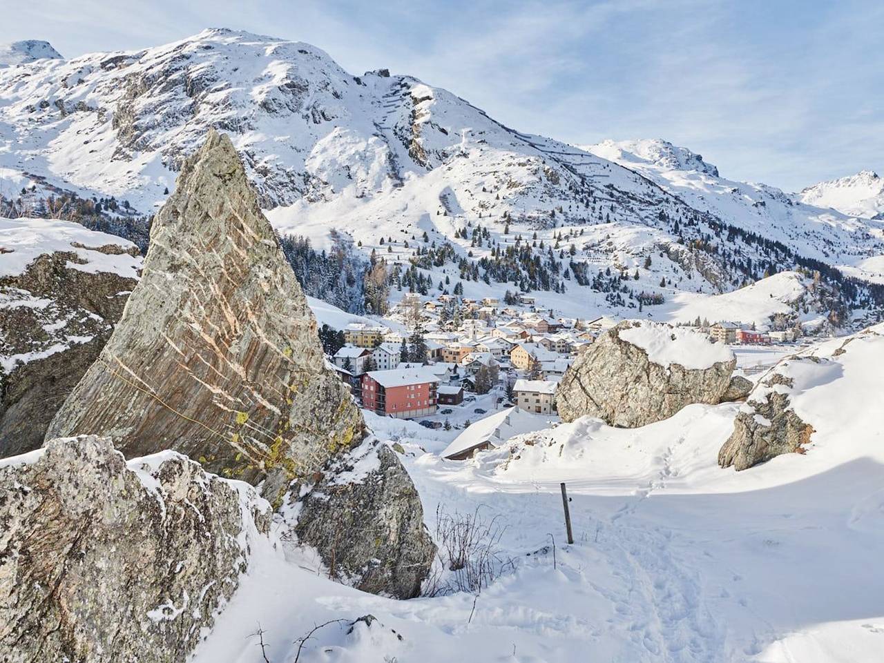 Ganze Ferienwohnung, Palazzo - 3. Stock - 5.5 Zimmerwohnung -  6 Betten in Surses, Oberhalbsteiner Alpen