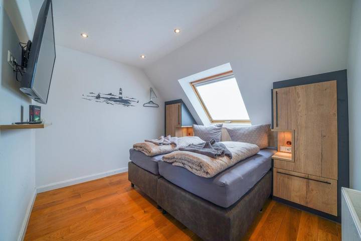 Ganze Wohnung, Südstrand Hus - Urlaub mit Hund - Wohnung 4 oben in Borkum