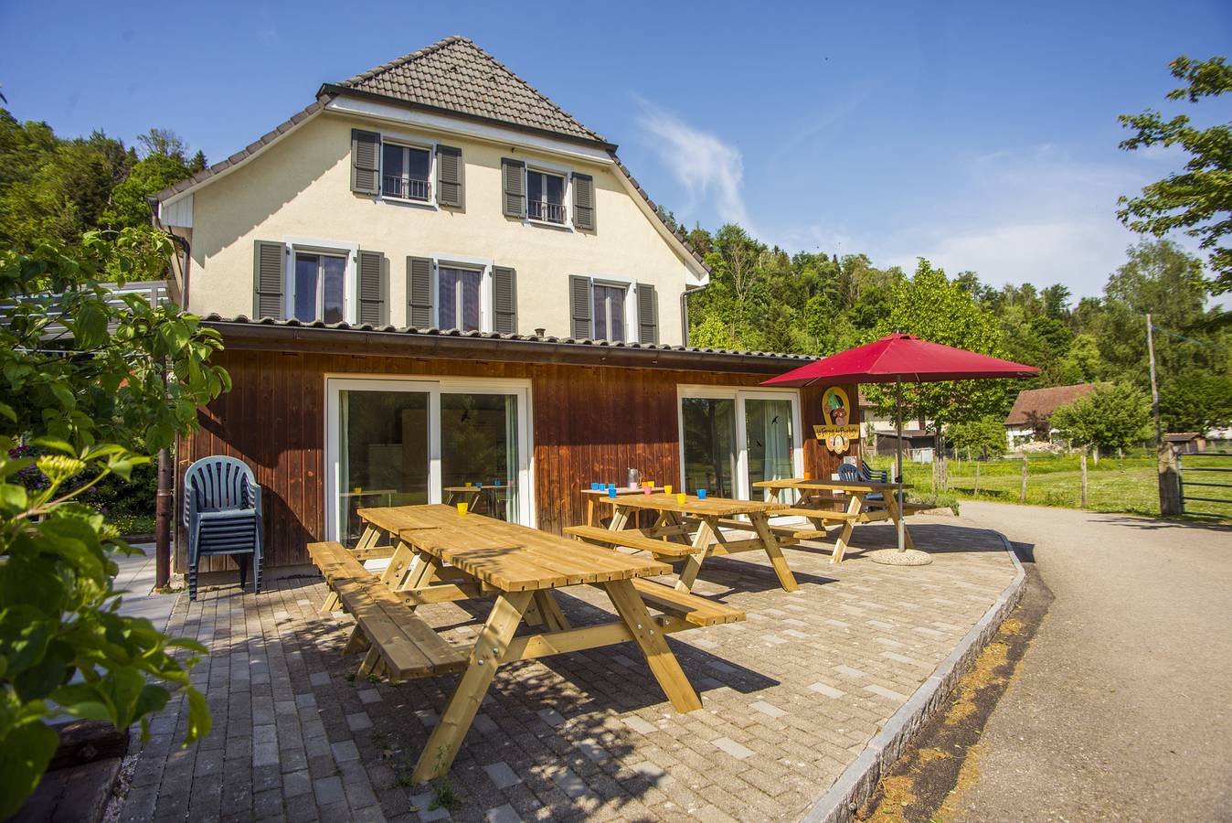 Ferme du Bonheur - Chez l'Gaby - Schlafen im Stroh (10 Plätze) in Porrentruy, Kanton Jura