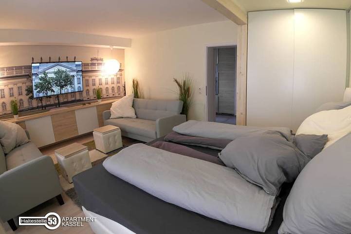 Ganze Wohnung, Apartment Haltestelle53 in Kassel in Kassel, Hessisches Bergland