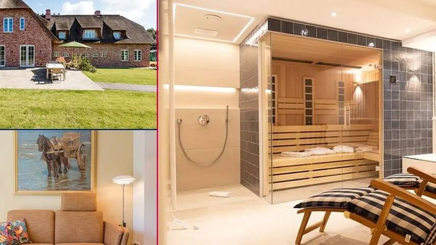 Ferienhaus für 6 Personen, mit Sauna und Terrasse sowie Garten auf Föhr - 2