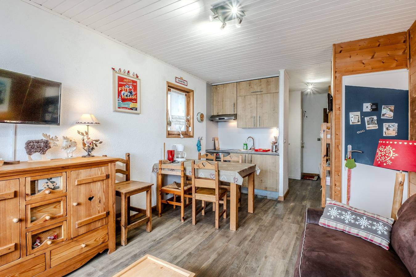 Ganze Wohnung, Ferienwohnung für 4 Personen mit Balkon in Châtel, Les Portes du Soleil