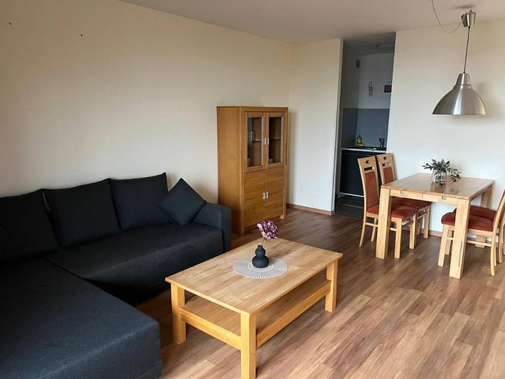 Ferienwohnung für 4 Personen, mit Balkon und Pool sowie Sauna