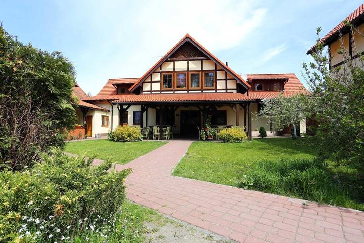 Domek letniskowy dla 2 osób, z Balkon i Taras oraz Ogród w Śniardwy