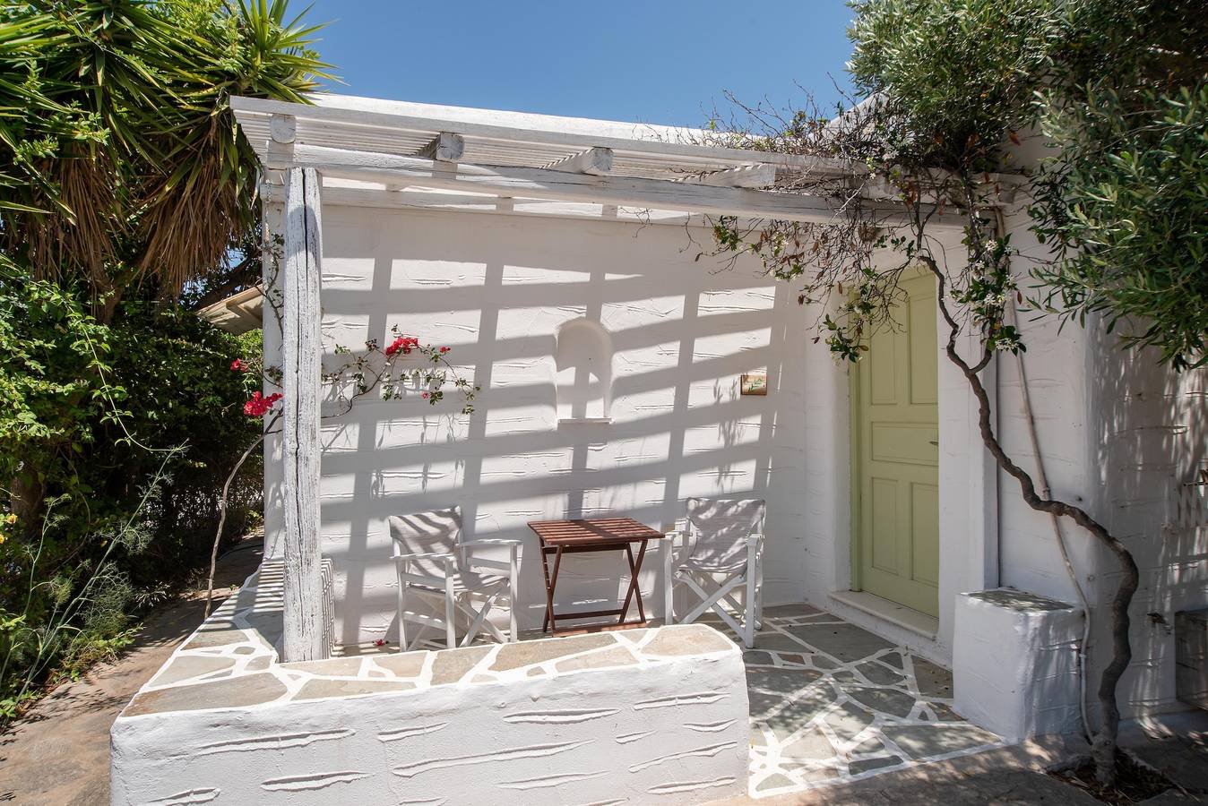 Casa de vacaciones 'Green Retreats 2 Paros' con vistas a la montaña, Wi-Fi y aire acondicionado in Paros
