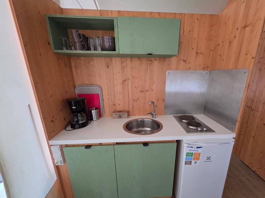 Camping La Côte Sauvage - Safarizelt 4 personen - Super Lodge Zelt | Comfort | 2 Schlafz. | 4 Pers. | Ohne Bad in Saint-Clément-des-Baleines, Ile de Re