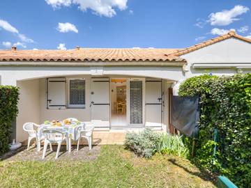 Gîte pour 4 personnes, avec terrasse et jardin à Saint-Palais-sur-Mer
