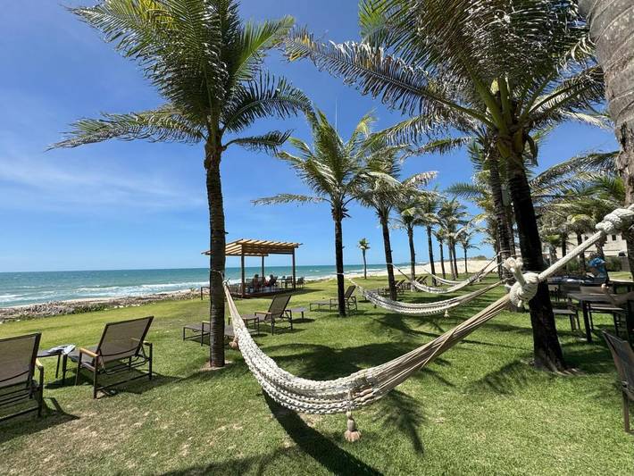 Casas e apartamentos de temporada para 6 pessoas, com jardim e sauna e ainda piscina and vista em Aquiraz