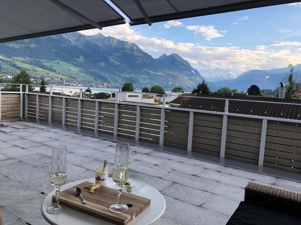 Ganze Wohnung, Penthouse Alpenblick (6 Erwachsene & 3 Kinder) in Sarnen, Obwalden