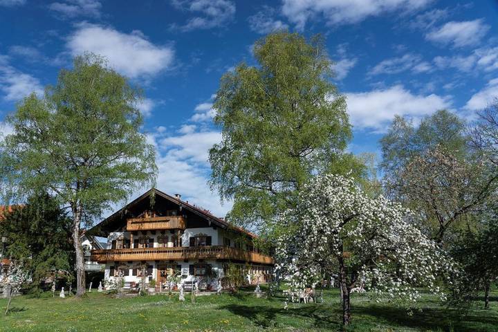 B&B für 2 Personen, mit Ausblick und Garten in Lenggries