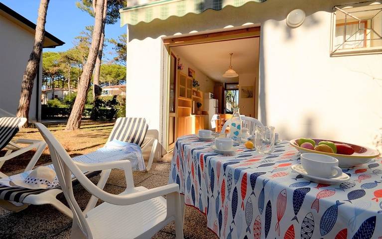 Ferienwohnung für 7 Personen, mit Balkon/Terrasse und Ausblick in Bibione