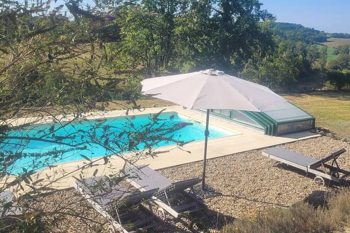 Location de vacances pour 4 personnes, avec jardin à Saint-Martin-de-Ribérac