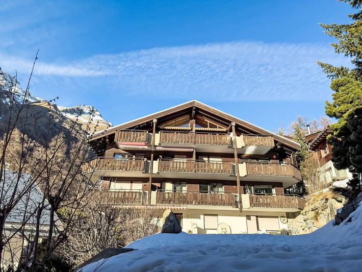 Ferienwohnung für 4 Personen, mit Garten und Terrasse in Zermatt