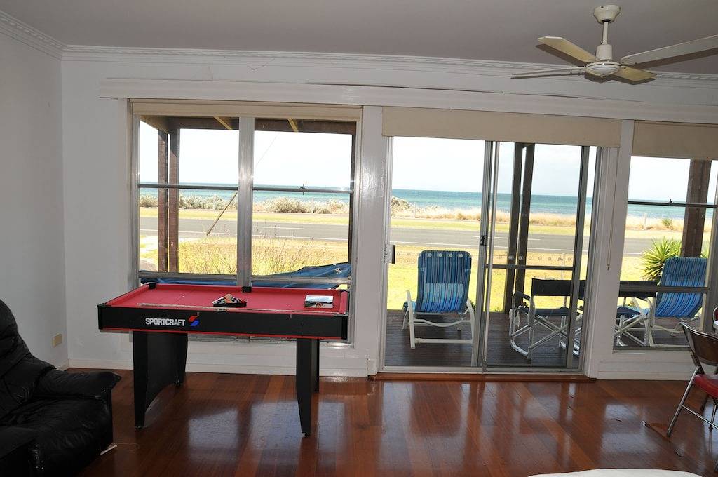 Meerblick Beach Front House Esplanade Portarlington eingerückter Kopf in Indented Head, Bellarine