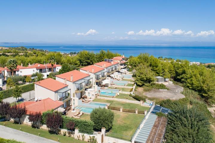 Ferienhaus für 4 Personen, mit Balkon und Terrasse sowie Garten und Ausblick in Chalkidiki - 3