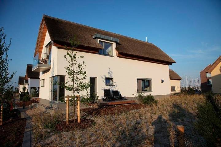 Ferienhaus mit Meerblick für 6 Personen, mit Ausblick und Sauna sowie Terrasse in Heiligenhafen
