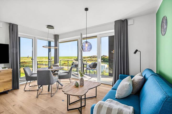 Ferienwohnung für 4 Personen, mit Balkon und Sauna in Dagebüll