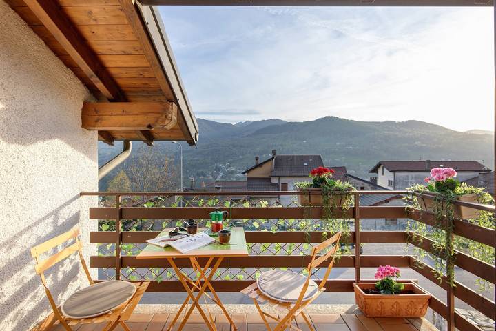 Ferienhaus für 4 Personen, mit Balkon