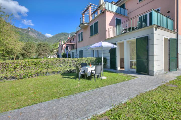 Vakantieappartement voor 4 personen, met terras en uitzicht op het meer, met huisdier in Gemeente Porlezza