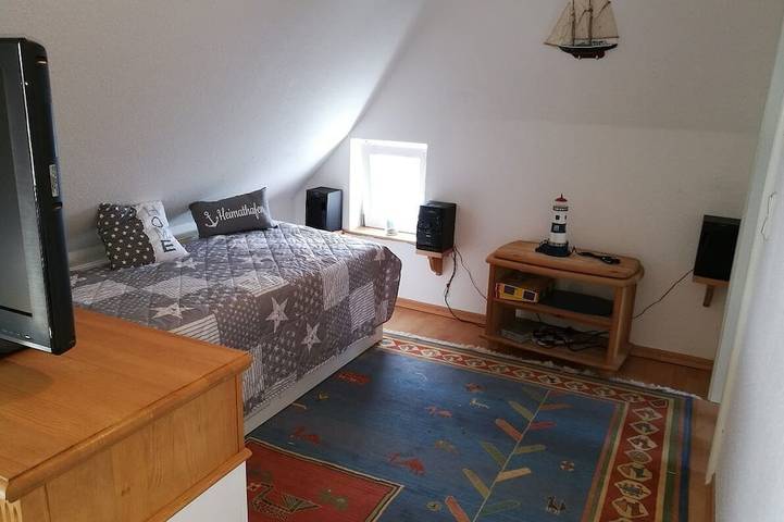 Ganze Wohnung, Deichnest direkt am Außendeich mit herrlichem Blick über Nordstrand in Nordstrand (Gemeinde), Nordstrand