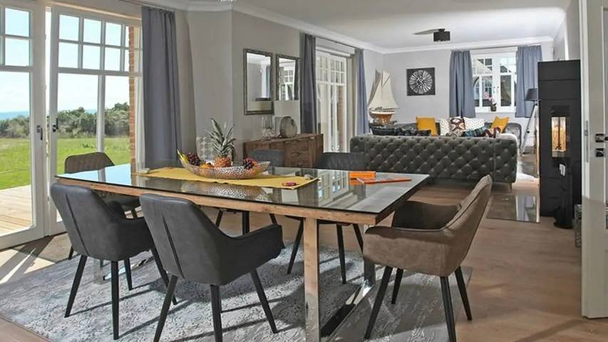 Strandhaus für 6 Personen, mit Terrasse und Sauna sowie Garten in Lobbe - 3